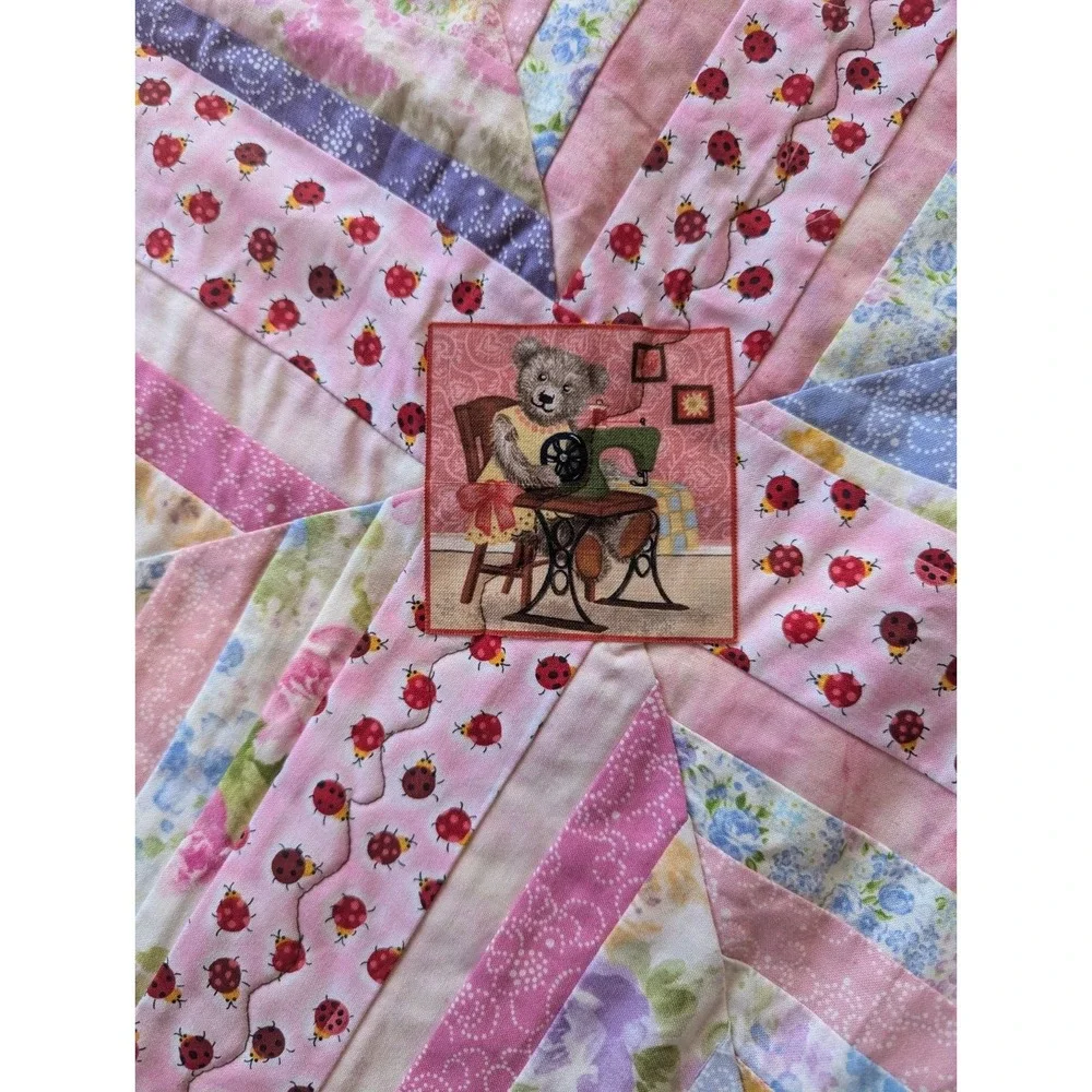Quilt Patchwork Blanket Handmade 41